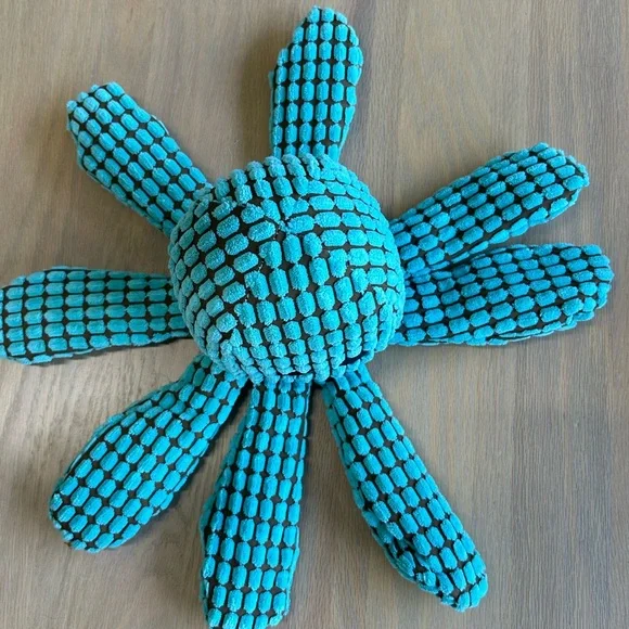 NEW bundle of 3 dog toys: octopus, rope tug, squishy nubby ball - Picture 8 of 9